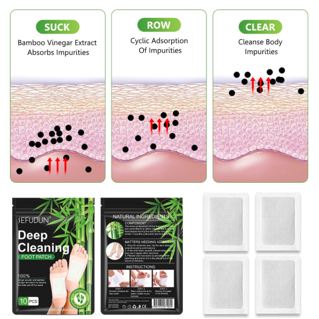 Deep Cleansing Detox Patch - 10 Pieces