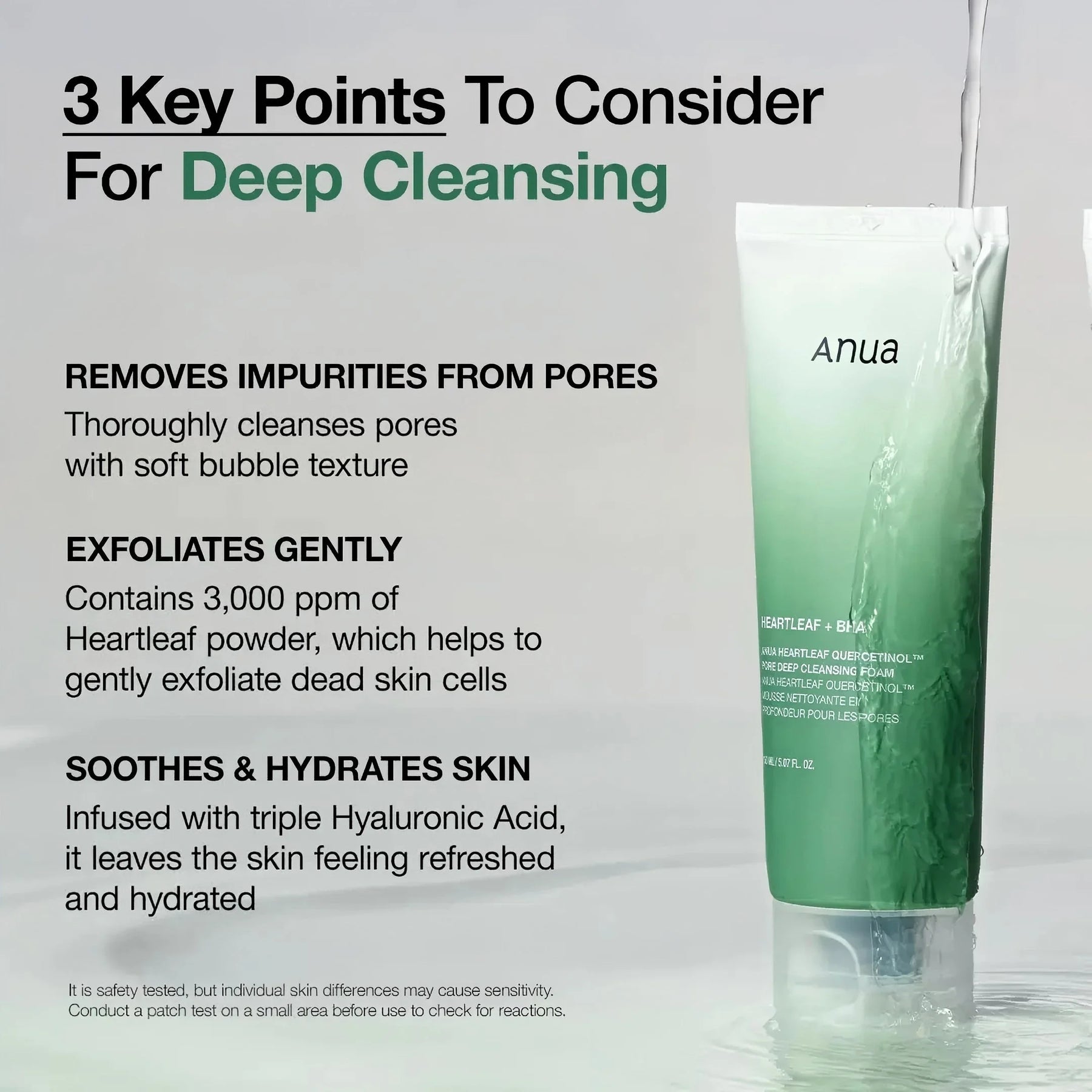 Anua Heartleaf Quercetinol™ Pore Deep Cleansing Foam