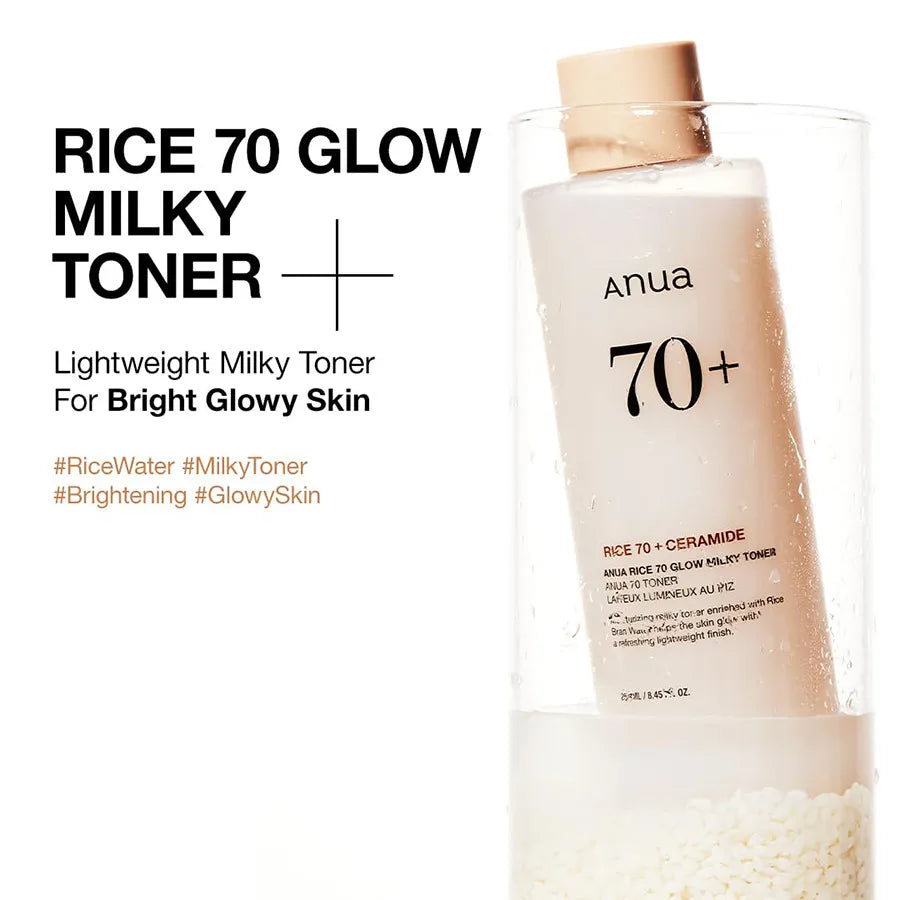 Anua 70+ Rice Glow Milky Toner