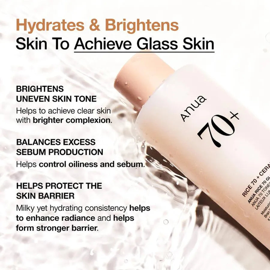 Anua 70+ Rice Glow Milky Toner