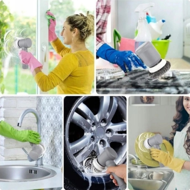 Electric Cleaning Brush Scrubber