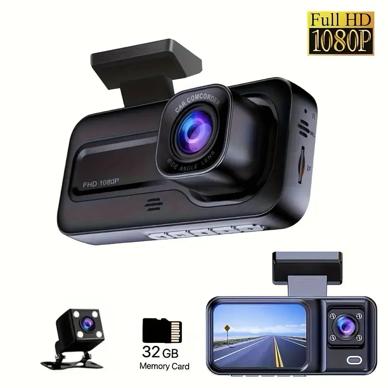 3 lens car camera